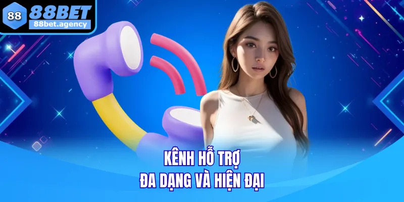 Kênh hỗ trợ đa dạng và hiện đại